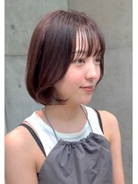 ロンドブルーム 天神大名店(Lond Bloom) 大人ショートボブショートカットココアアッシュくびれミディ