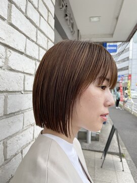 オーガニックエコ 川越(organic+eco) 20代大人かわいいぷつっとボブ♪