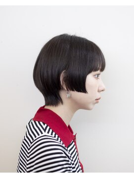 ルプラ ガーデン(le-pla garden) ショート#ウルフ#黒髪#耳掛けショート#くびれショート#ボブ#豊橋