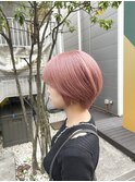 ショートヘア×ピンクベージュ【原宿/i've】tomoya