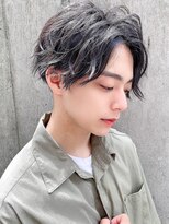 リープアルケー ヘアアンドヘッドスパ 錦糸町北口店(leap arche Hair&head spa)&nbsp;アッシュブラック/ハイライト/ウルフ/マッシュパーマ/錦糸町