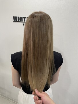 アンダーバーホワイト 阪神西宮店(_WHITE) アプトグロス　髪質改善ストレート