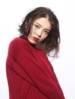 グッドフェローズ ミナミホリエ(GoodFellas minamihorie)&nbsp;～色っぽセンターパート～　ツヤ感大人ボブ