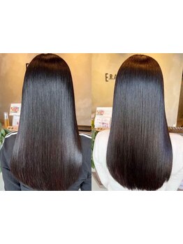 お客様ひとり一人の髪質に合わせてご提案◎本気で気になる髪のクセも酸熱トリートメントで綺麗なツヤ髪に♪