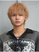 王道マッシュ/ハイトーン/ウルフ/金髪/マッシュウルフ