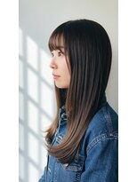 アントワープトーキョー(antwerp TOKYO)&nbsp;髪質改善ニュアンスカラーツヤ髪スタイルセンターパート