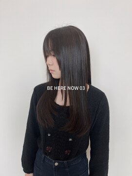 ビーヒアナウ N゜03 金沢駅西店(BE HERE NOW) 【韓国ヘア/レイヤーカット/顔まわりカット】