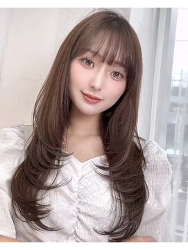 レイリー 原宿 表参道(Rayreee) 小顔似合わせぱっつん前髪/大人かわいい韓国風レイヤー