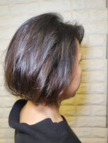 松本平太郎美容室 国立店&nbsp;30代40代50代60代×前下がりボブ×イノアカラー×ハイライト
