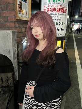 シイ(SIE) モーブピンク×スモーキーブラウンのエンドカラー☆☆