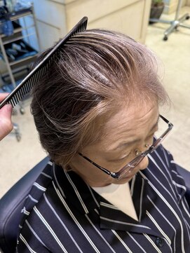 アソビ 表参道(ASOBI) 白髪ぼかし/脱白髪染め/ブリーチなしダブルカラー