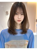 暗めカラー/髪質改善/マロンベージュ/くすみベージュ/横浜駅