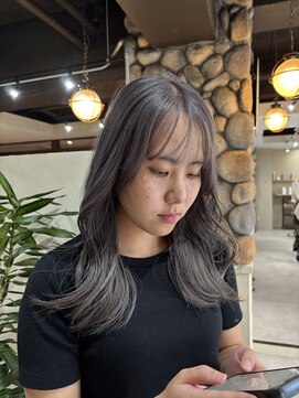 ロアバイチェリーコークウブ(Loa by CHERRY COKE ubu) シルバーグレー/フェイスレイヤー