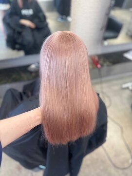 ペレ 栄店(PELE) ミディアムヘア/デザインカラー/フェイスフレーミング/栄