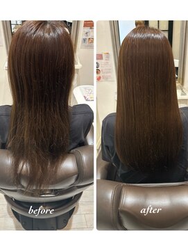 コルテ 倉敷西阿知店(CoRte.) 【before/after】髪質改善ヘア/ボリュームアップ/艶髪/ハリコシ