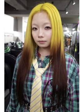 レコ 渋谷(LECO) イエロー×ブラウン