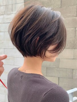アイドットプラス 表参道(i.+omotesando) 【髪質改善×美フォルム】艶感キープの丸みショートボブ