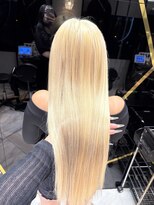 ラックスビー スカイ 大阪梅田店(LUXBE SKY) 抜きっぱなしブロンド、最高級人毛シールエクステ40本！☆