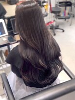 ソヨン 栄2号店(SOYON)&nbsp;似合わせカット/ダークアッシュ/ミディアムレイヤーカットb112