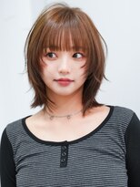 アイティーバイアルバム 藤沢店(IT by ALBUM)&nbsp;前髪カット顔周りレイヤーくびれミディココアベージュ_F1187