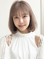 アグノス 青山(Agnos)&nbsp;うるツヤこなれヘアナチュラルカール斜めバング大人ガーリー
