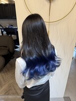 ルミエール(Lumiere)&nbsp;ブルーグラデーションカラー「セミロングスタイル」