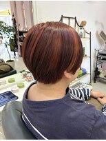 ドゥ スタイル 三国ヶ丘店(Duex Style)&nbsp;新色・白髪ぼかしハーフデザインカラー×エネルギッシュショート