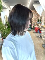 ルーナヘアー(LUNA hair) 軽め外はねボブ アッシュカラー