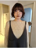 名古屋美容室ボブパーマ/デジタルパーマ/レイヤーボブ/前髪あり