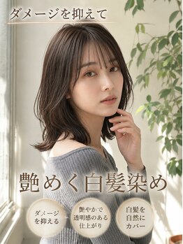 ネオリーブアーチ 武蔵小山店(Neolive arch)の写真/白髪を隠すから魅せるへ。一人ひとりに合わせて調合するあなたただけのカラー☆肌馴染み・艶