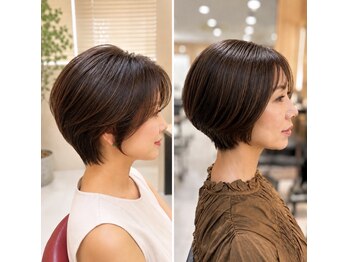 フェイス 伊勢原(FACE。)の写真/ショートカットが得意な当サロンへ♪大人女性に人気の上品で扱いやすい髪型を叶えます◎