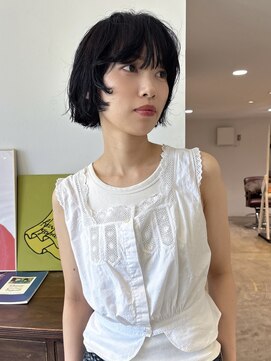 ヘアーアイストゥーレ(HAIR ICI TRE) ボブパーマレイヤーパーマミニボブくるくるパーマ海外風フレンチ