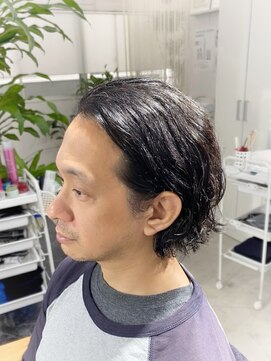 シークレット サロン カノア(secret salon Kanoa) 金子ノブアキ風ウェービーボブ
