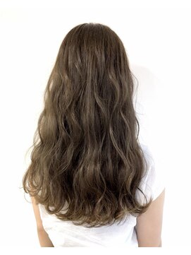 ダアッカ(da acca) 【ロング×ベージュ】/ゆるふわウェーブ/パールベージュ