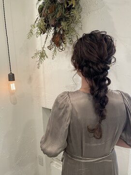 コキリ(kokiri) 【ayari】結婚式参列編みおろしアレンジ