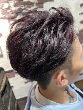 ヘアー クリエイト カルバリ(HAIR CREATE Calbari) ハイライト× ピンクバイオレットカラー