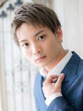 モッズヘアメン 名護大東店(mod's hair men) 外国人風ハイトーンカラーで格上げスリークショートf名護大東