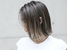 【髪にいい♪グレイカラー】白髪染め/白髪ぼかしハイライト/黒染め