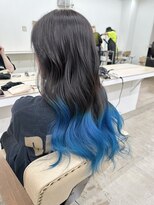 ニュート(Neut )&nbsp;ダークグレー×ブルー/グラデーションカラー/デザインカラー