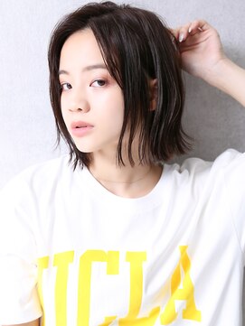 クラッチ 天王寺(CLUTCH) 大人可愛い小顔カット美髪ツヤ髪斜めバング小顔レイヤーA9