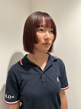 ゴウトゥデイ 渋谷MODI店(GO TODAY) 顔周りレイヤーカットボブ