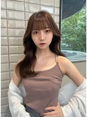 【lilley 稲永麻衣】顔周りカット+ブリーチなし+天神韓国ヘア