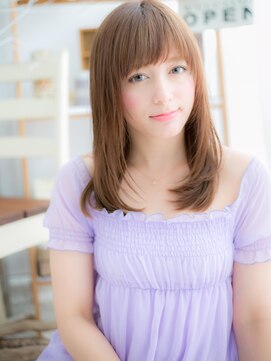 モッズヘア 越谷(mod's hair) ショコラベージュ前下がりレイヤーミディアムc5越谷20代30代40代