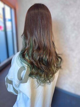 ヘアーデザイナーズサロン エイダ 筑紫野店(hair designers salon A.DA) インナーグリーン