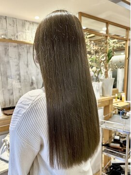 クラップス 京急富岡(CLAPS) ミルクティーベージュダブルカラーインナーカラーケアブリーチ