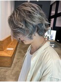 マッシュグレーベージュノンジアミンカラー_ba487531