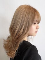 シーズンズ(SEASONS) ホワイト系ミルクティベージュ[ブリーチWカラー]