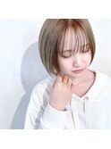 丸みショートボブ