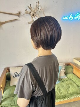 シーバイサイン(sea by Sign) ショート/耳かけ/マロンブラウン