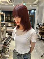 デコ(DECO) 【ayano】ブリーチなしで作るBordeaux